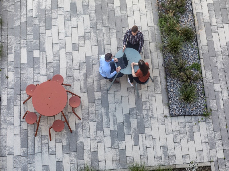 People sitting around a table People sitting around a table