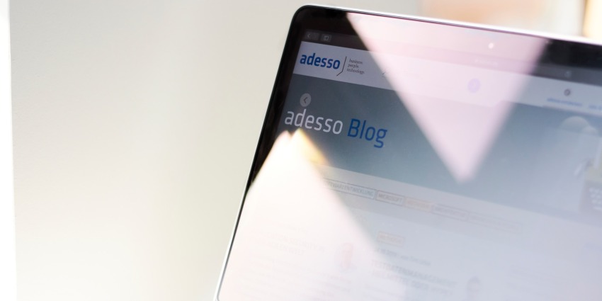 Notebook wiht opend adesso blog Notebook wiht opend adesso blog